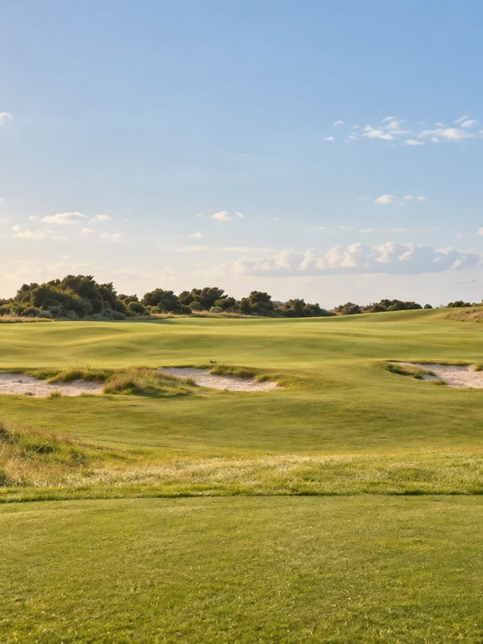 Les bunkers du 8 vus depuis le départ